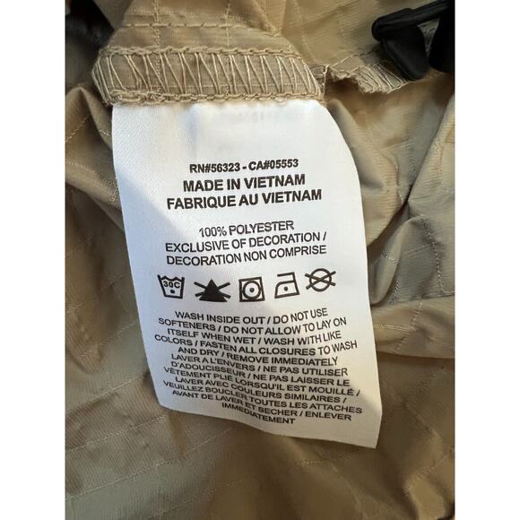 Nike Club Bowline Jacket Windbreaker Khaki Black FN3108-247 Men's Size L - Picture 4 of 12